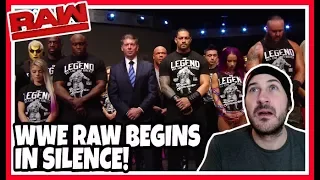 Reaction | WWE Raw Begins With SILENCE & 10 BELL SALUTE To Honor Bruno Sammartino | April 23, 2018