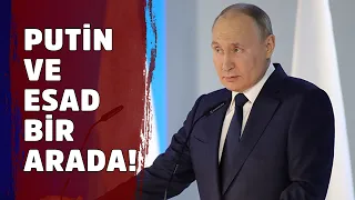 Putin ve Esad bir araya geldi! Putin'den önemli açıklama