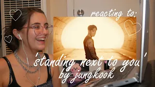 정국 (jung kook) 'standing next to you' official mv 💜 reaction video