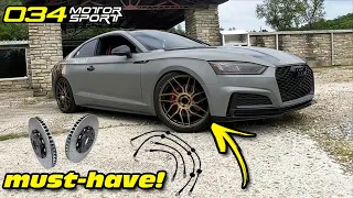 HUGE Brake Upgrade From 034! Tearing Up Backroads In The B9 Audi S5