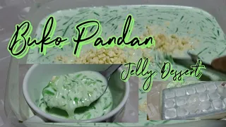 Homemade Buko Pandan Jelly dessert | Yummy dessert | sweet food