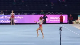 Zhang Qingying - China - Floor - Podium Training - World Championships 2023