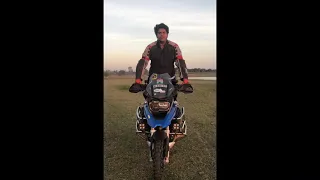 How to do a wheelie on an adventure bike