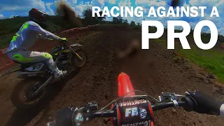 Racing The Stark Varg Against a PRO | Broken Ribs