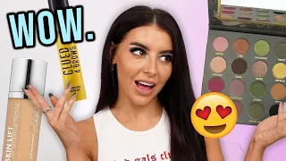 TESTING NEW + VIRAL MAKEUP! First Impressions and Review! | steph toms