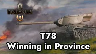 World of Tanks : T78 winning in Province