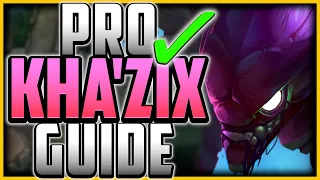 HOW TO PLAY KHA'ZIX JUNGLE LIKE A PRO IN 21 MINUTES - Kha'Zix Guide Season 13 League of Legends