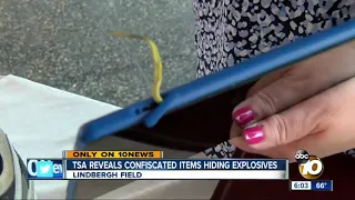 TSA reveals confiscated items hiding explosives