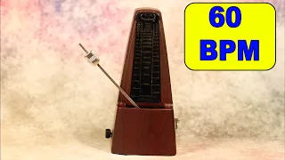 60 BPM per minute (1 hour) Mechanical metronome