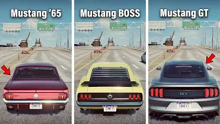 NFS Heat - MUSTANG GT VS MUSTANG BOSS 302 VS MUSTANG '65 (WHICH IS FASTEST?)