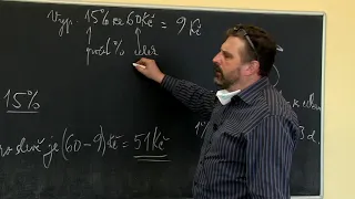 Matematika 7. ročník - Procenta (procentová část)