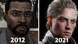 THE WALKING DEAD Game Evolution 2012 - 2021 (android, ios, Microsoft Windows, PlayStation)