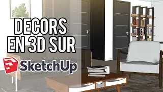 Tuto Décor 3D pour Dessin et Webtoon [Sketchup]