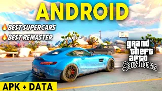 🔥Get Realistic Graphics Mod In Your GTA San Andreas Android | Graphics + Super Cars Mod Pack!!