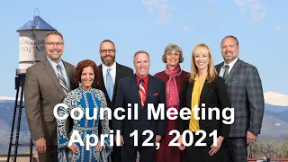 Arvada City Council Meeting - April 12, 2021