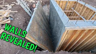 THE BIG REVEAL! Root Cellar Walls UNCOVERED | DIY Homestead Home Build