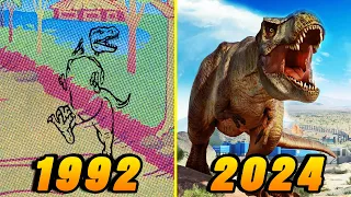 Evolution of Jurassic Park Games 1992-2024