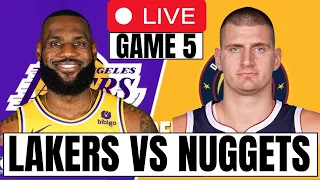 Lakers vs Nuggets LIVE Stream NBA Playoff Game 5  Scoreboard, Play by Play, Game Audio & Highlights