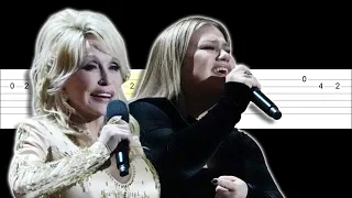 Kelly Clarkson & Dolly Parton - 9 to 5 (Easy Guitar Tabs Tutorial)