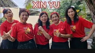XIN YU REMIX Line Dance [Beginner]choreo Heru Tian demo by Tokcer