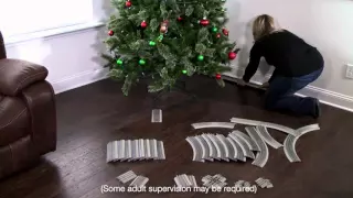 Easy Christmas Tree Track Set-Up