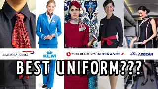 BEST FLIGHT ATTENDANT UNIFORMS FROM EUROPE Pt.1