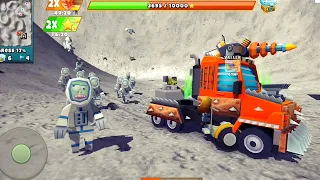 Behemoth Truck With Rotating Blade On Moon | Off The Road OTR Offroad Car - Driving Game Android HD