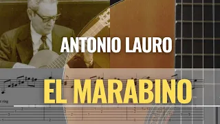 El Marabino - Antonio Lauro - Classical Guitar ( with TABs)