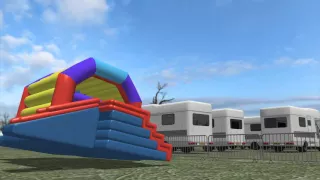 Bouncy castle death: inflatable castle blows away into the air with girl trapped inside