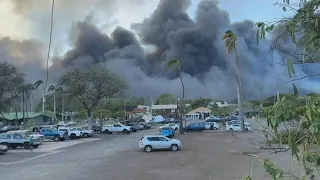 Huge cloud of smoke rises as wildfire breaks out on Maui Island, Hawaii | AFP