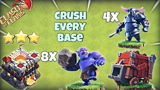 Th11 best pekka bobat attack strategy| th11 powerful attack strategy