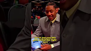 Carmelo Anthony NBA Draft Night 2003 #shorts