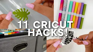 11 CRICUT HACKS UNDER 10 MINUTES! 🔥