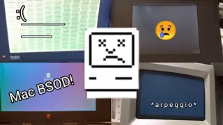 All Macintosh Sad Macs and Chime of Deaths Compilation