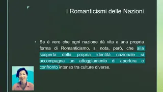 Introduzione al Romanticismo - Parte prima