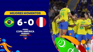 #CAFem 2022 | Brasil 6-0 Perú | Highlights