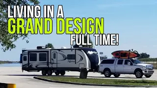 Full-time in a Grand Design Travel Trailer RV! Reflection 315RLTS