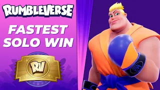 Rumbleverse World RECORD? Fastest solo WIN of all times!