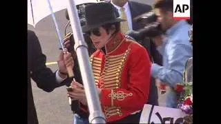 Czech Republic - Arrival superstar Michael Jackson