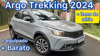 FIAT ARGO TREKKING 1.3 automático 2024: 10 mil mais barato que o Fiat Pulse mas VALE A PENA ?