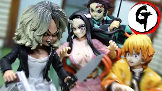 Tanjiro,Nezuko VS Tiffany Valentine -Demon Slayer stop motion 炭治郎&禰豆子VSティファニー・ヴァレンタイン