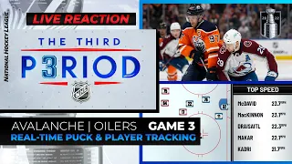 ​Edmonton Oilers vs Colorado Avalanche Game 3 | Third Period Live Show | NHL Playoffs 2022