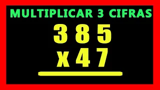 ✅👉 Multiplicaciones de 3 cifras Arriba y 2 abajo