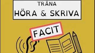 Träna höra och skriva. Kan du vokalerna?