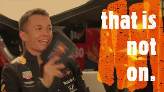 Max and Alex hating on Red Bull Marketing