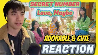 SECRET NUMBER(시크릿넘버) - Love, Maybe(사랑인가 봐) MV REACTION