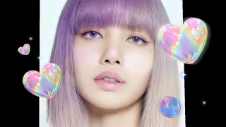 blackpink Lisa's purple hair color edit 💜 #blackpink #lisa #kpop
