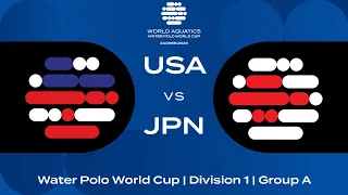 LIVE | USA vs Japan | Water Polo World Cup 2023 | Group A