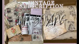Vintage stationery unboxing - Your Creative Studio May 2021