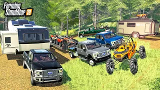 RICH-REDNECK CAMPING IN NORTHWOODS! ($250,000 CAMPER & TRUCK SETUP) |